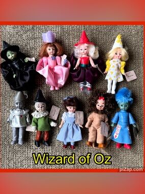 ❣️Madame Alexander “Wizard of Oz” Miniature Dolls ~ Vintage - Set of Nine